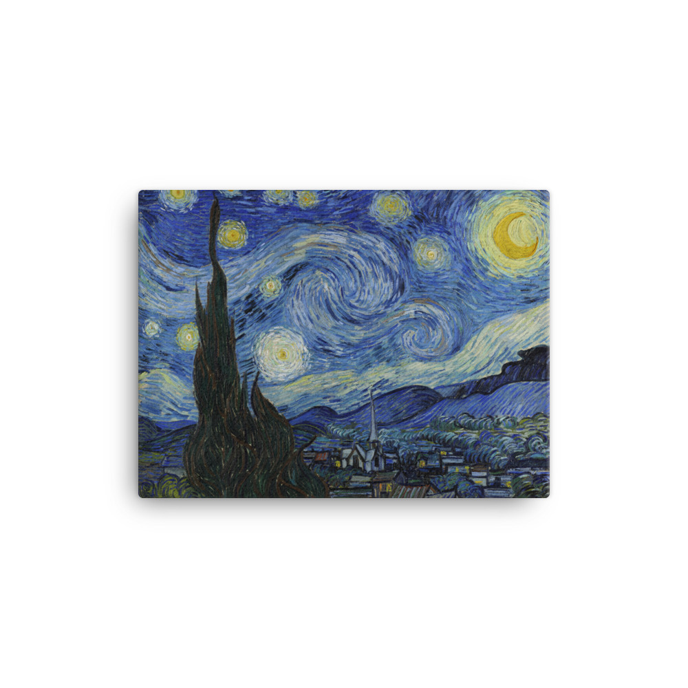 De Sterrennacht canvas - Afbeelding 2