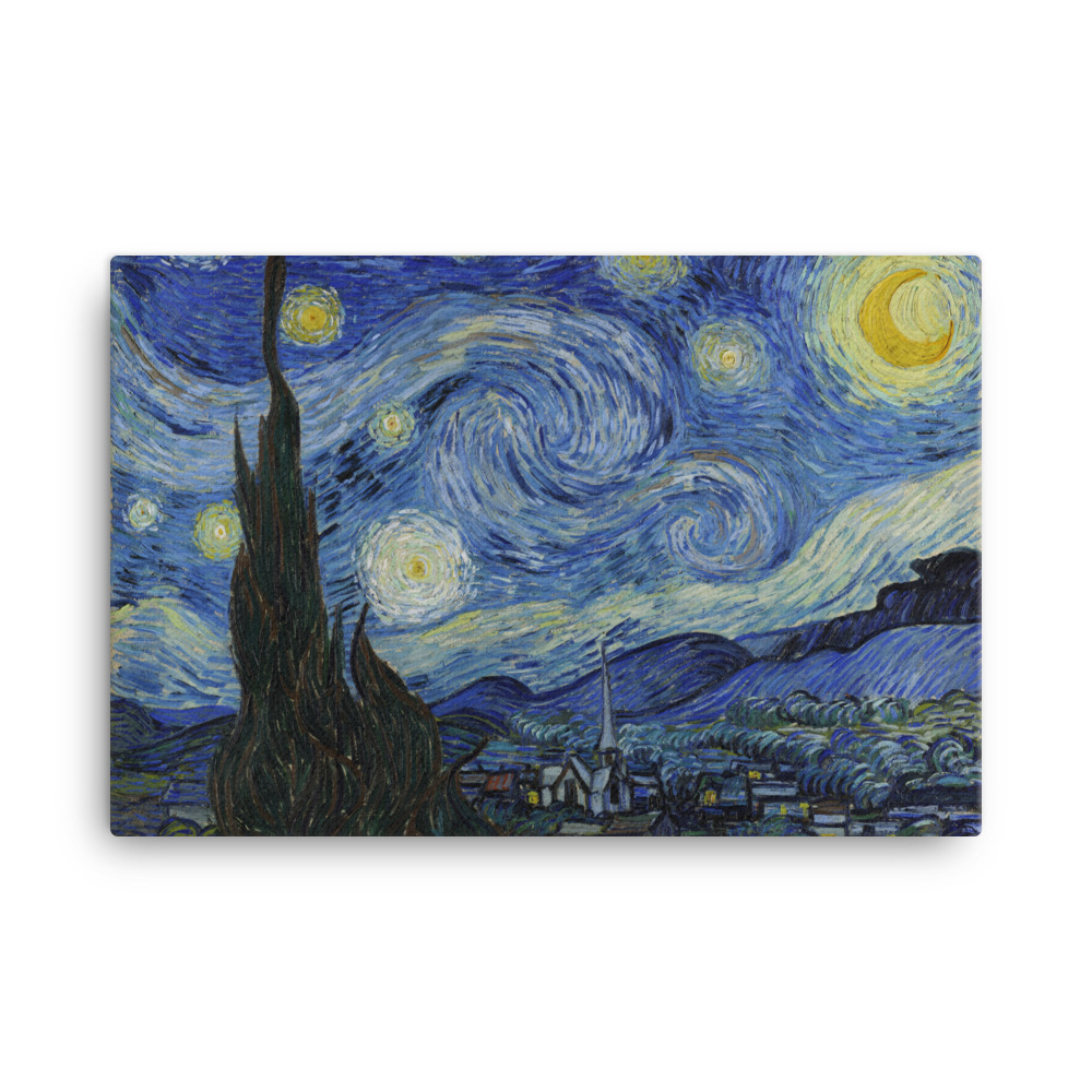 De Sterrennacht canvas - Afbeelding 5