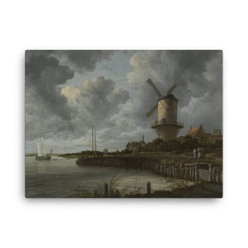De molen bij Wijk bij Duurstede canvas