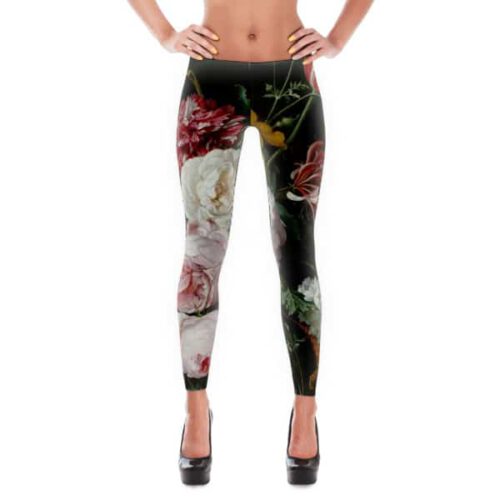 Stilleven met Bloemen in een Glazen Vaas legging