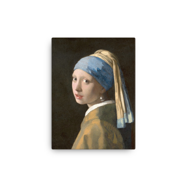 Meisje met de parel canvas - Afbeelding 4