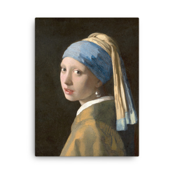 Meisje met de parel canvas - Afbeelding 2